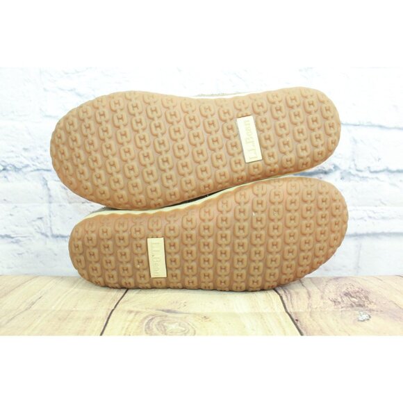 LL Bean Mountain Slippers Moccasin Dark Cement Size 6 M - Picture 7 of 9